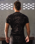BLACK ANACONDA RASH GUARD