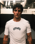WHITE ORIGIN RASH GUARD