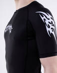 BLACK ORIGIN RASH GUARD