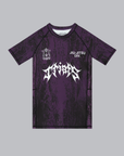 PURPLE CRUCIBLE RASH GUARD