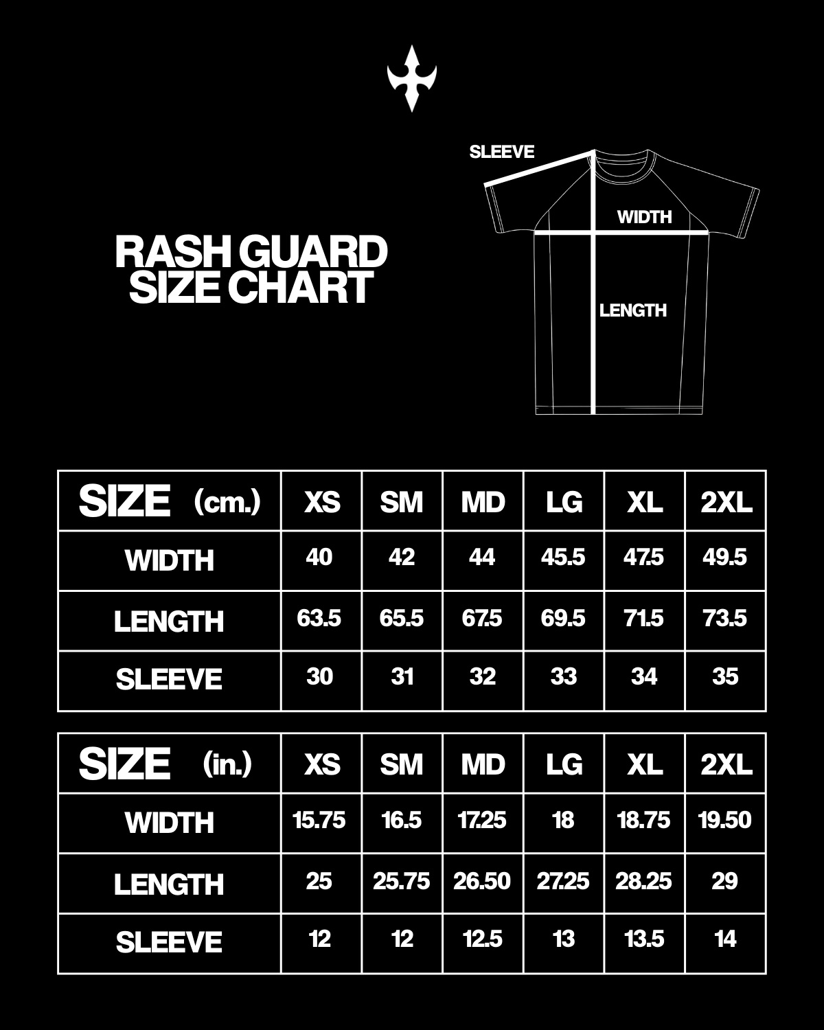 WHITE MARKED RASH GUARD – TRIALS | Jiu Jitsu Fightwear