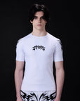 WHITE ORIGIN RASH GUARD