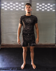 BLACK ANACONDA RASH GUARD