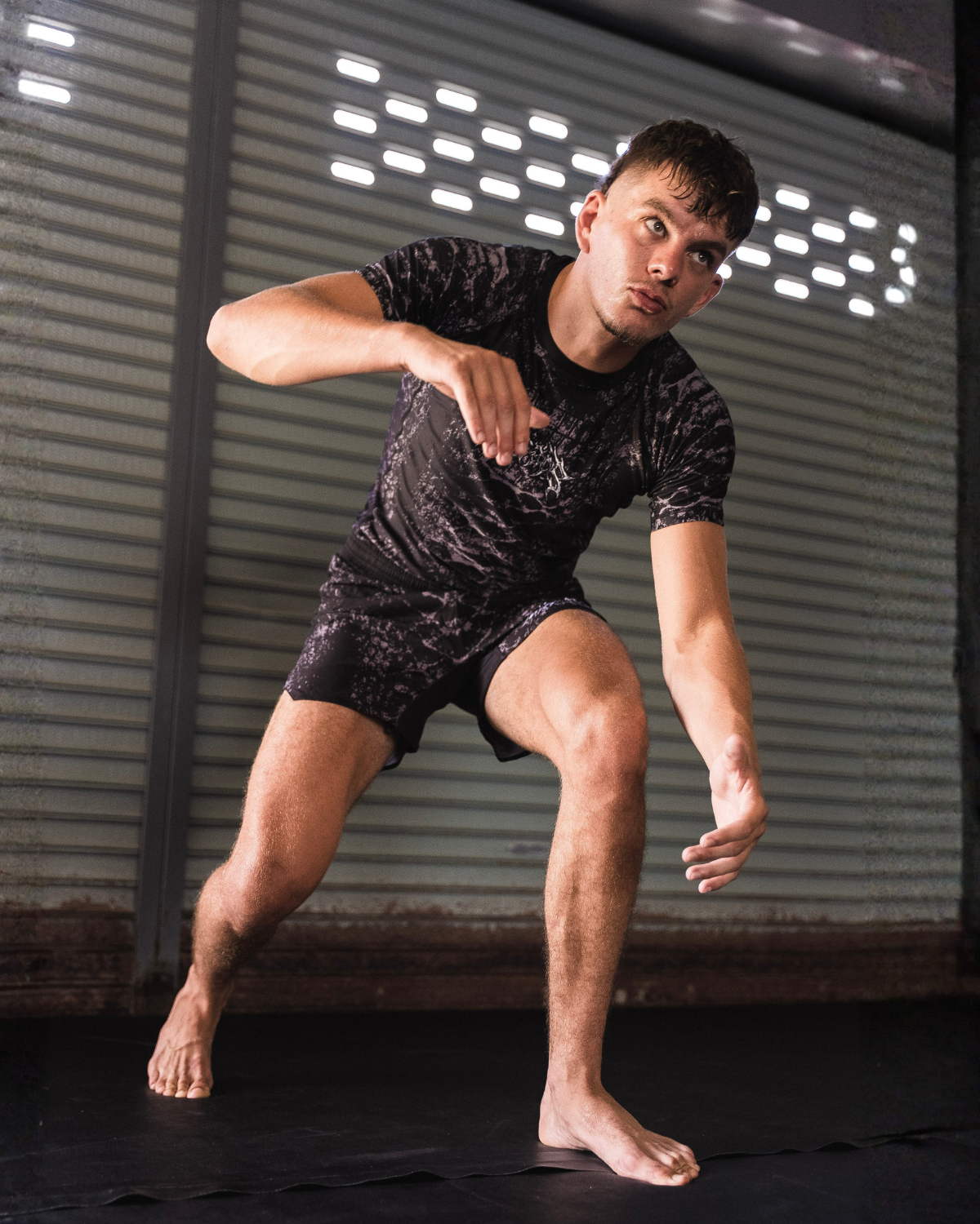 BLACK ANACONDA RASH GUARD