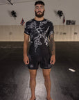 BLACK MARKED SHORTS