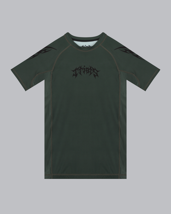 GREEN ORIGIN RASH GUARD