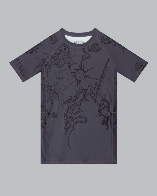 MIDNIGHT MARKED RASH GUARD