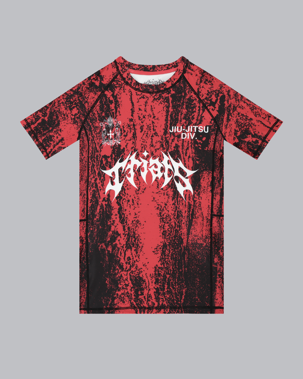 RED CRUCIBLE RASH GUARD