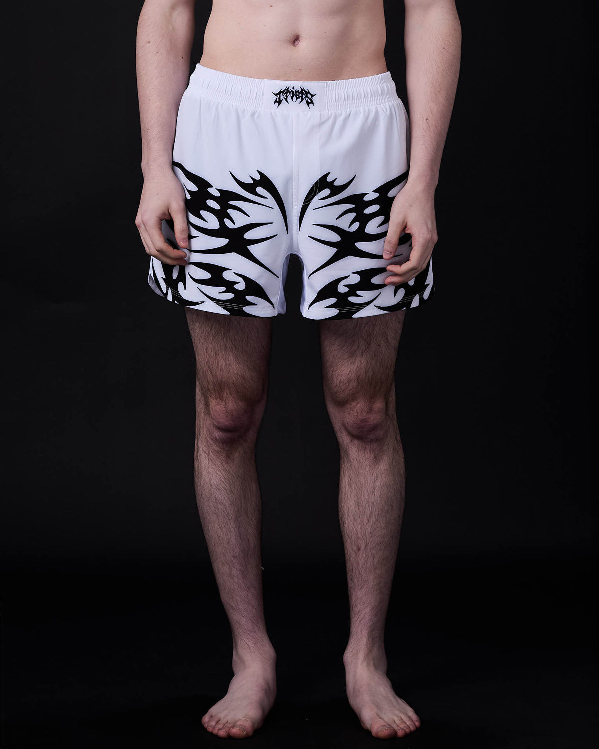 WHITE ORIGIN SHORTS – TRIALS | Jiu Jitsu Fightwear